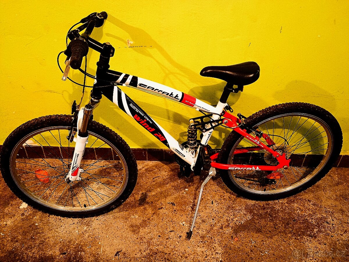 Celoodpružené dětské kolo 24