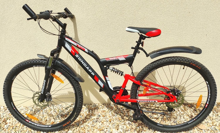 Celoodpružené horské kolo ZUNDAPP
