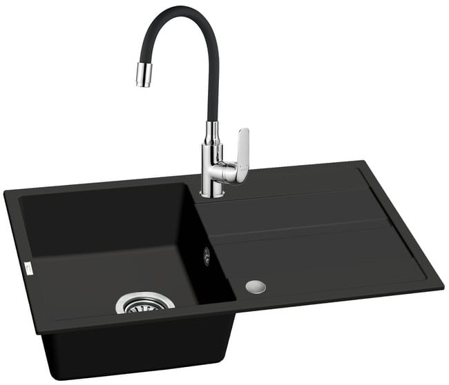 KUCHYŇSKÝ GRANITOVÝ DŘEZ LAVEO DOLI LANG + FLEXI BATERIE