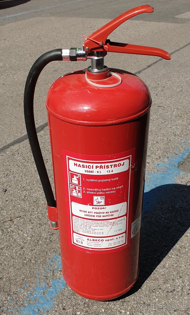 hasicí přístroj - vodní 9l