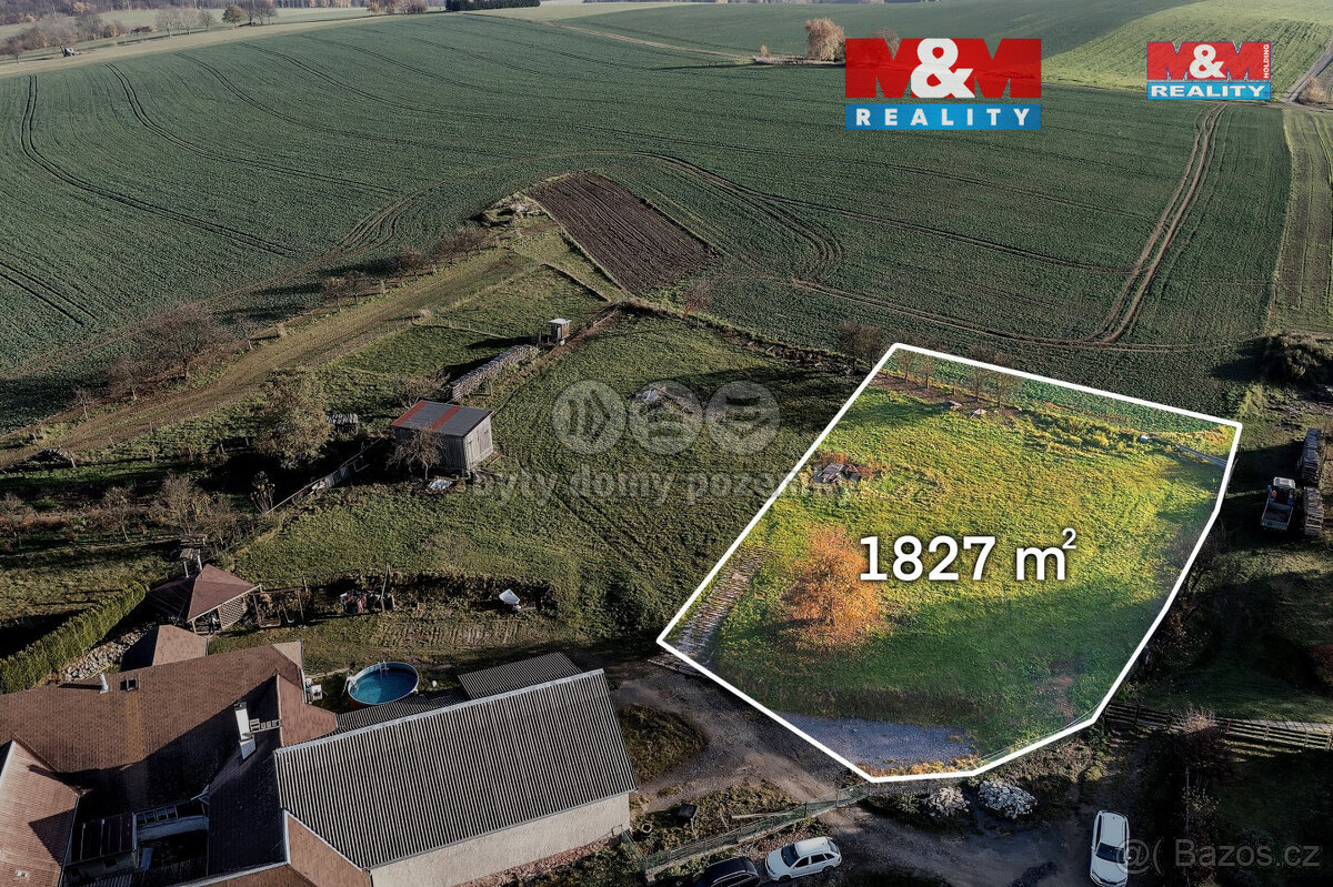 Prodej pozemku k bydlení, 1827 m², Kamenec u Poličky