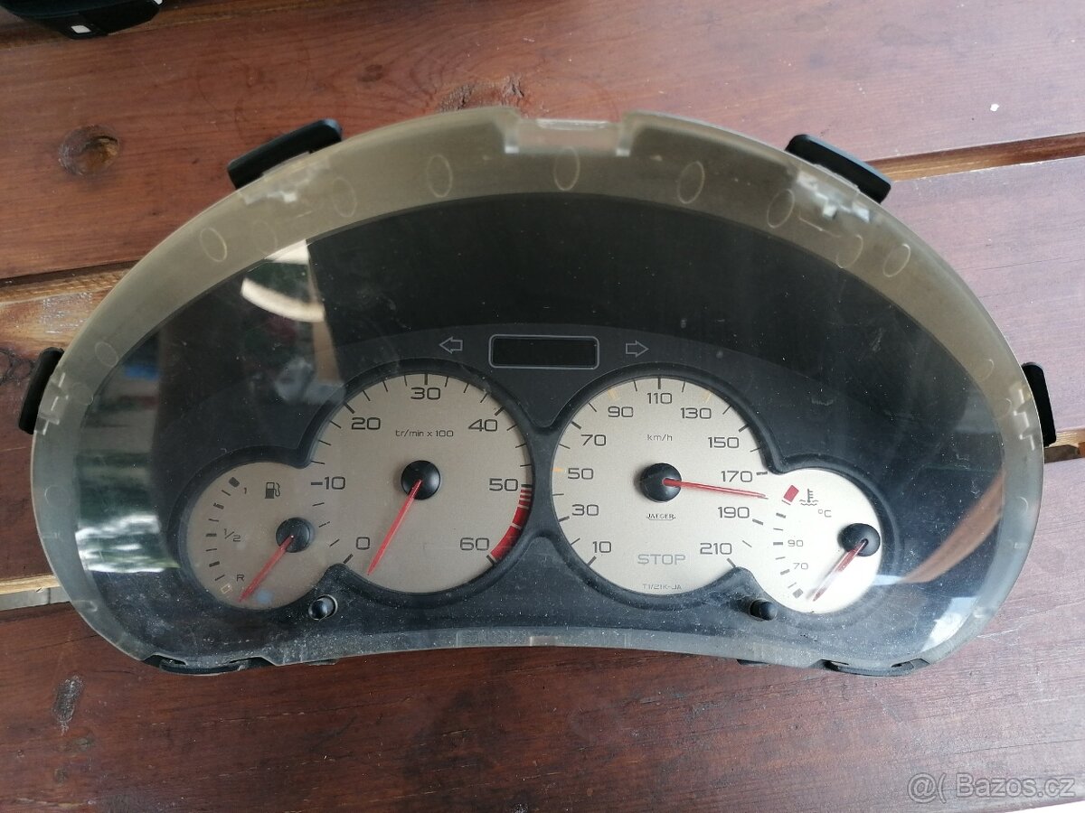 Přístrojová deska, budíky Partner, Berlingo