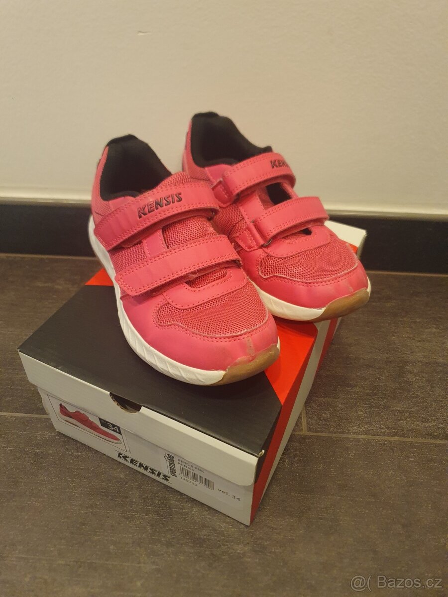 Tenisky KENSIS růžové, vel. 34