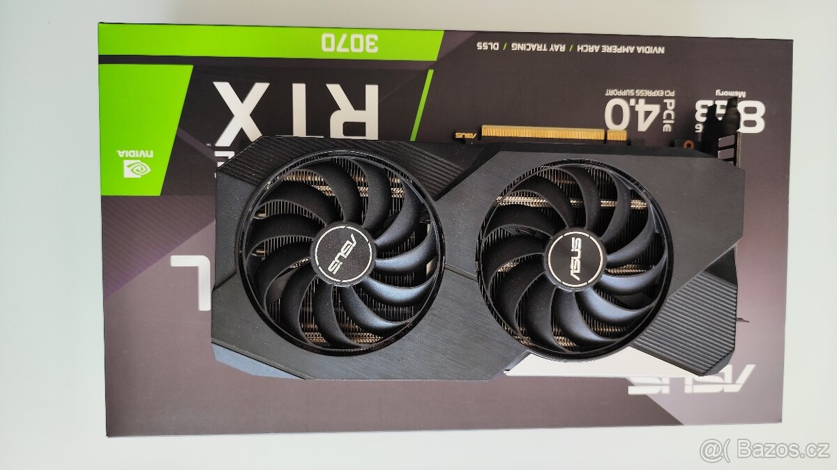 Grafická karta ASUS GEFORCE RTX 3070 DUAL 8G