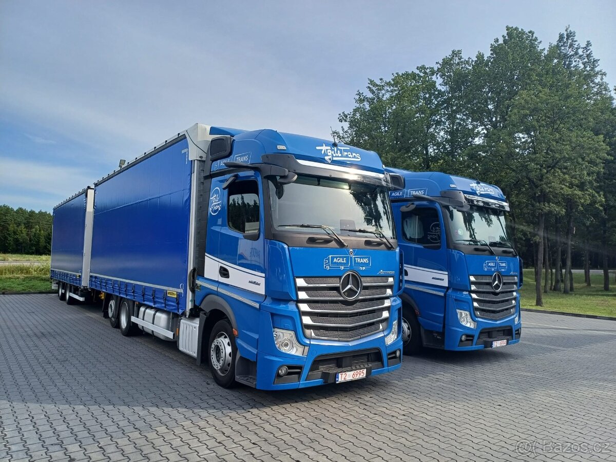 Řidič na Tandem MB Actros