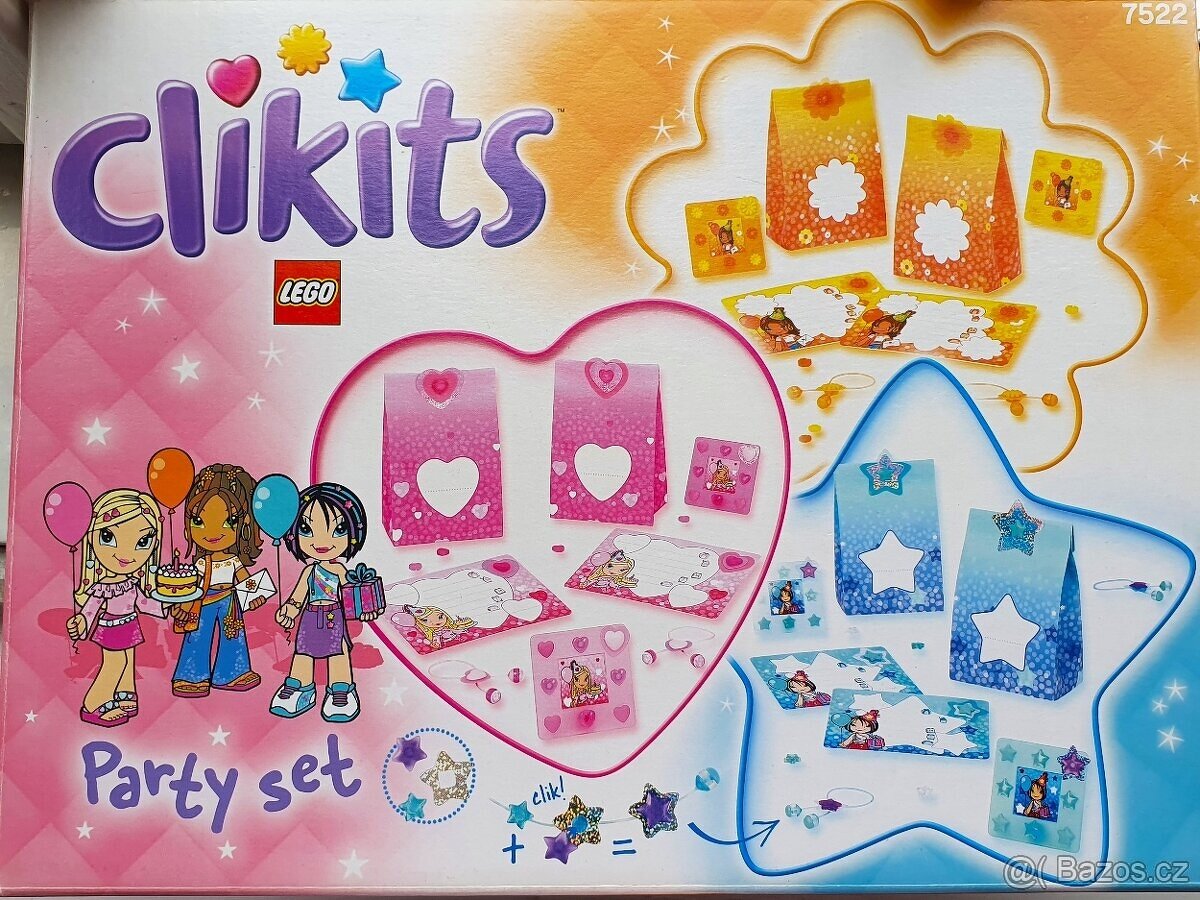 Celá sada LEGO Clikits - party set