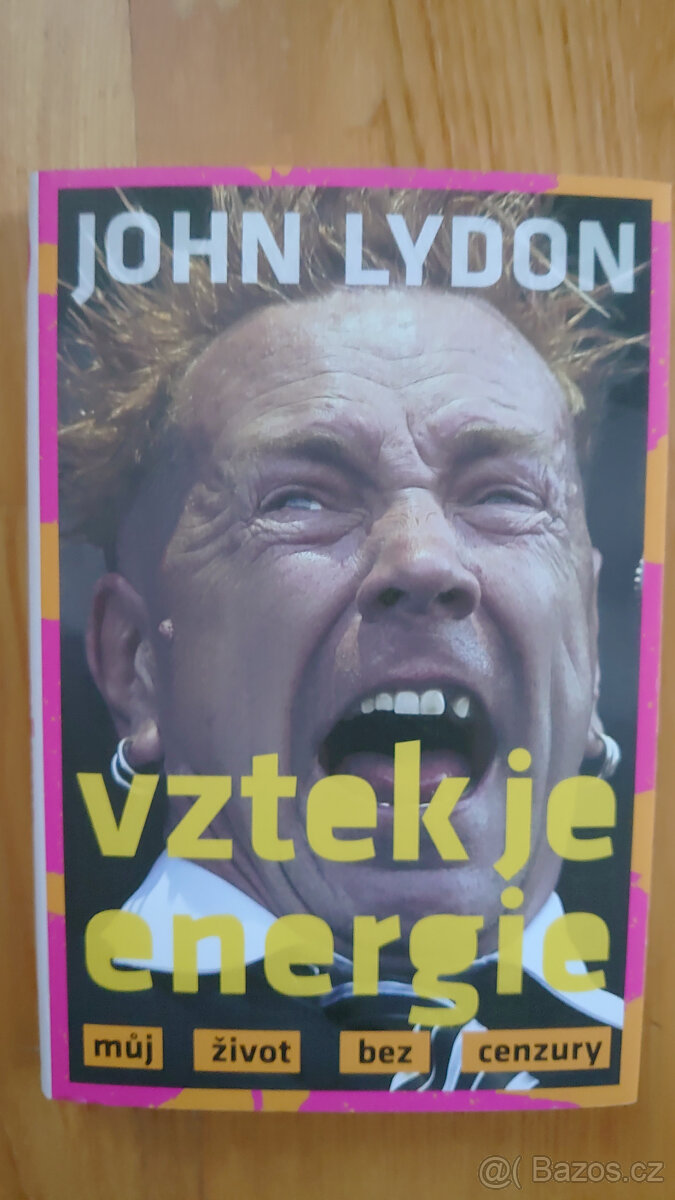 Kniha Vztek je energie Můj život bez cenzury