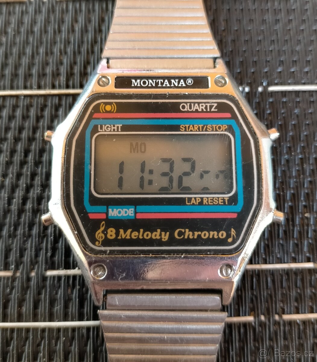 Pánské retro digitálky Montana