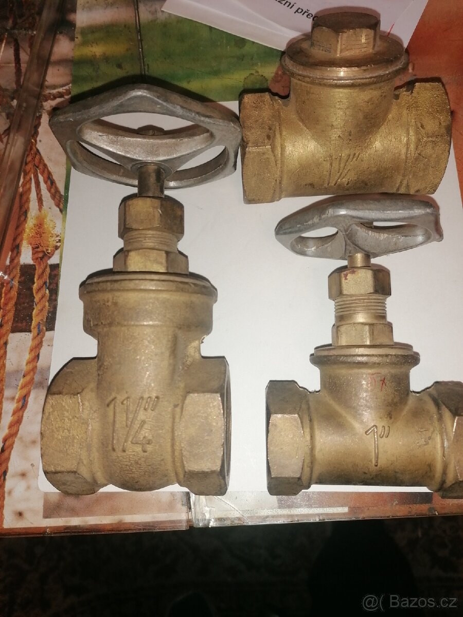 Ventyl, šoupě, zpětná klapka