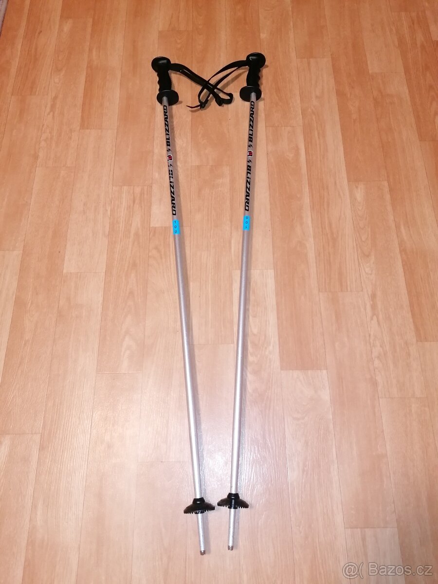 dětské lyžarské hole 100 cm