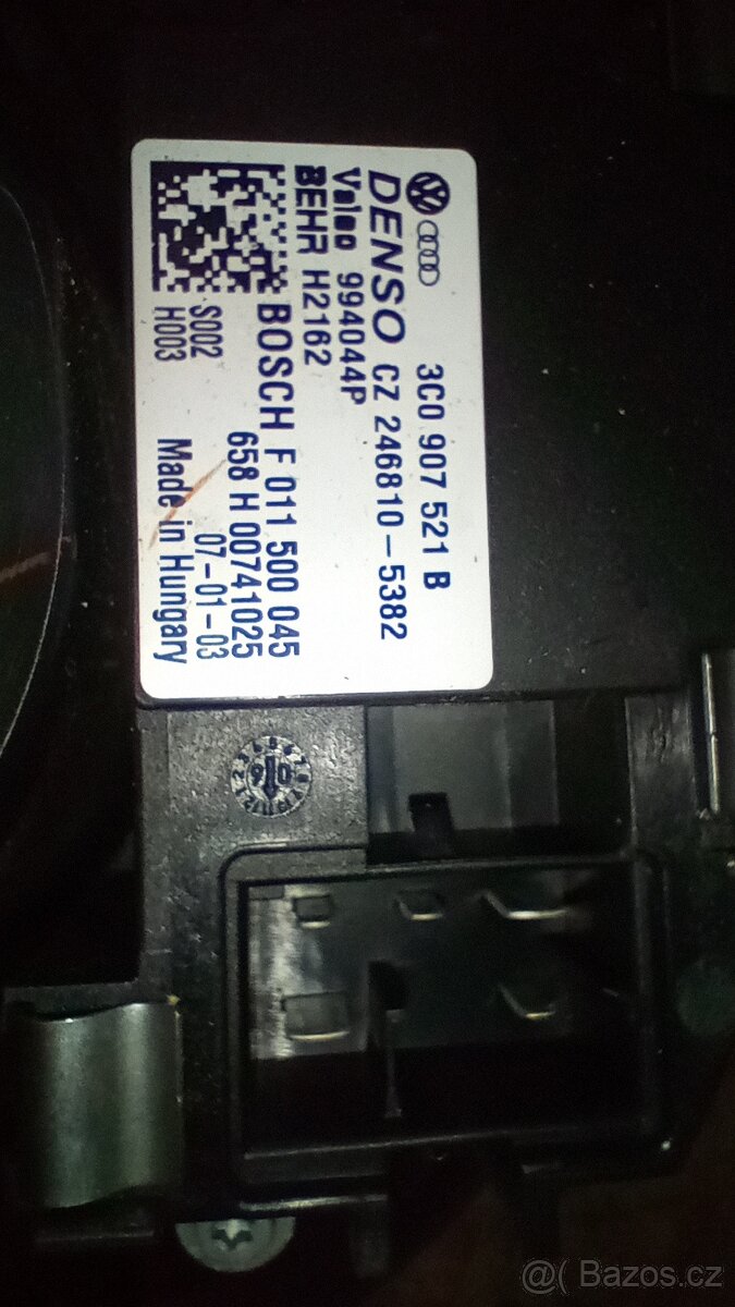 Ventilátor topení VW Passat B6