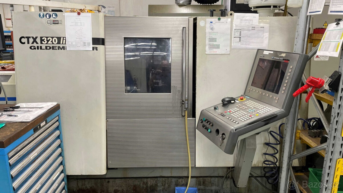 CNC soustruh s protivřetenem Gildemeister CTX 320 linear