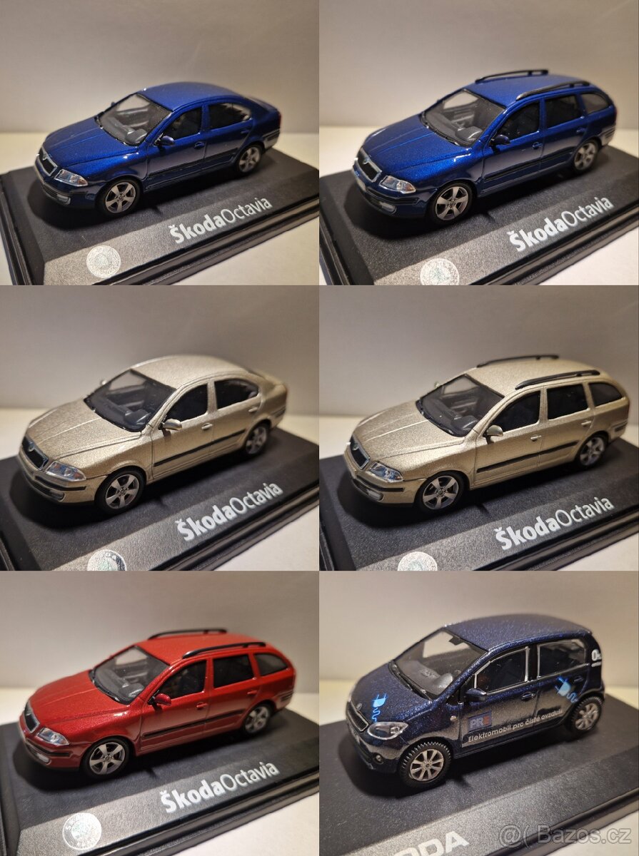 Modely ŠKODA 1:43 - Abrex a Deagostini