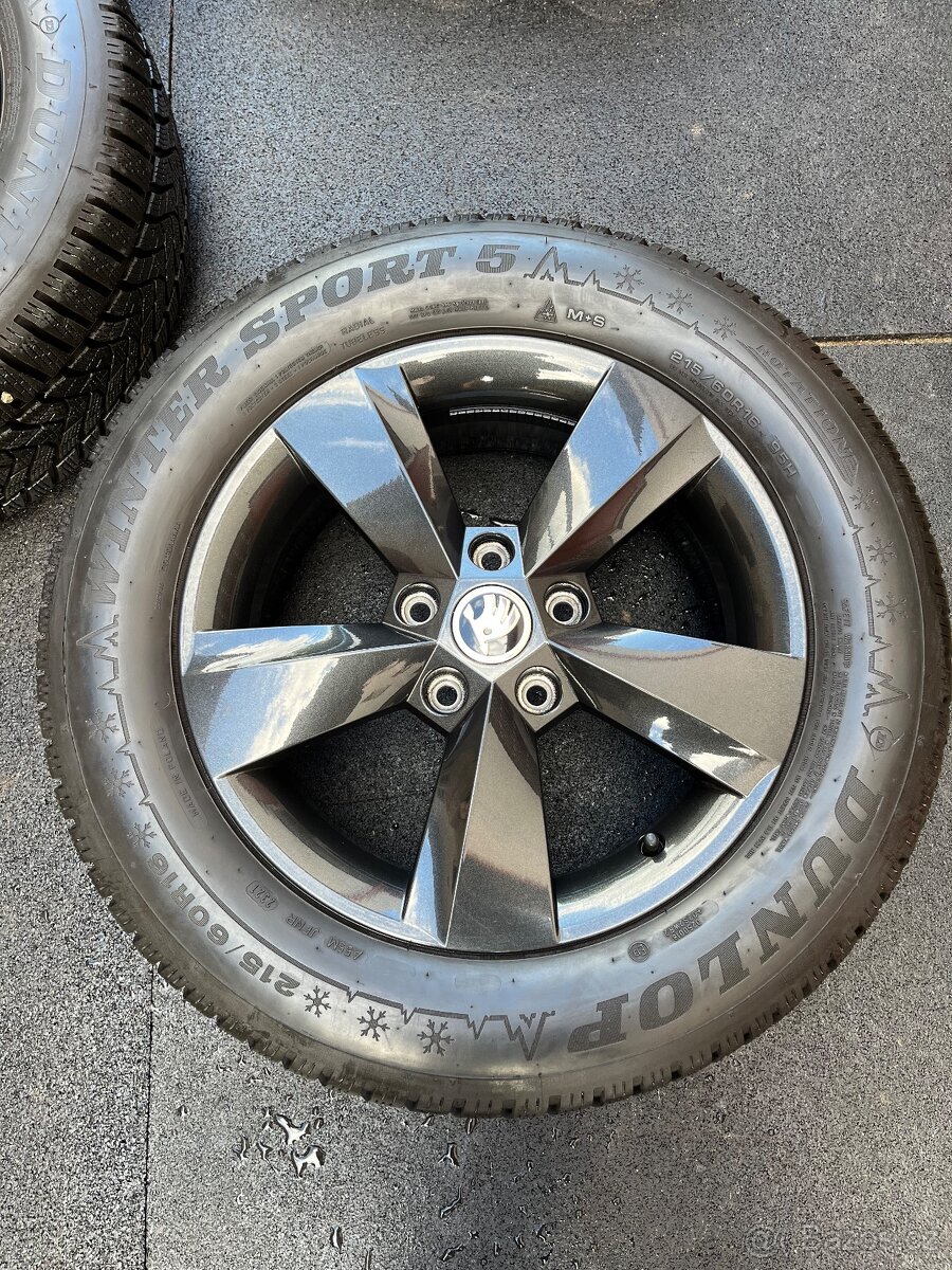 ❄️Zimní ORIGO. ALU ŠKODA 16" 5x112 215/60R16 “Nanuq”