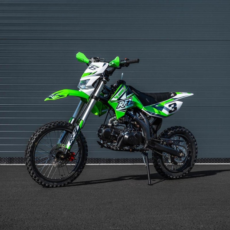 Pitbike Leramotors Jaguar 125ccm, kola 17/14, zelená