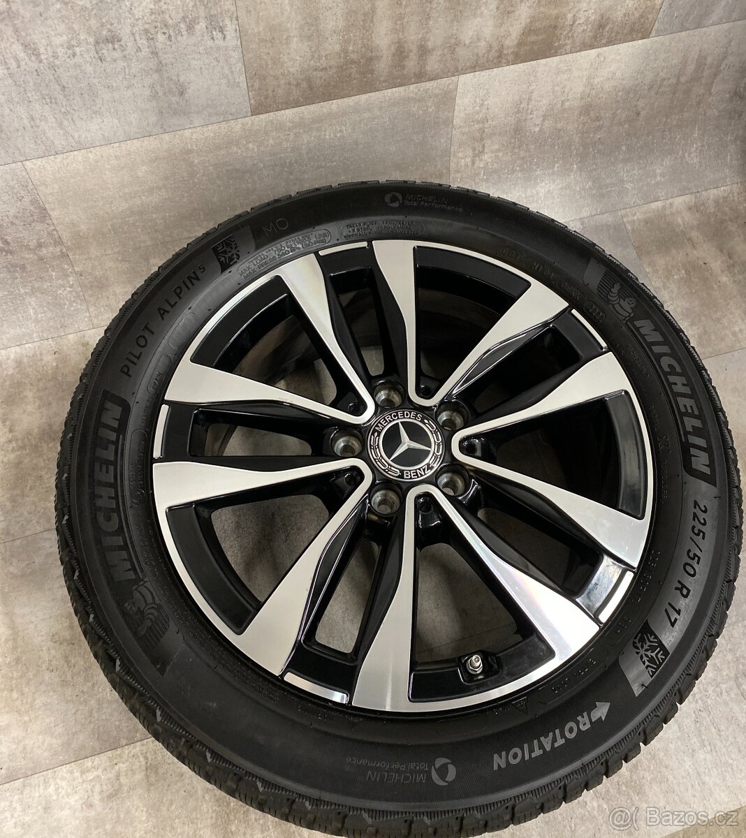 Orig. Alu kola Mercedes C-Klasse 225/50/17 DOT23