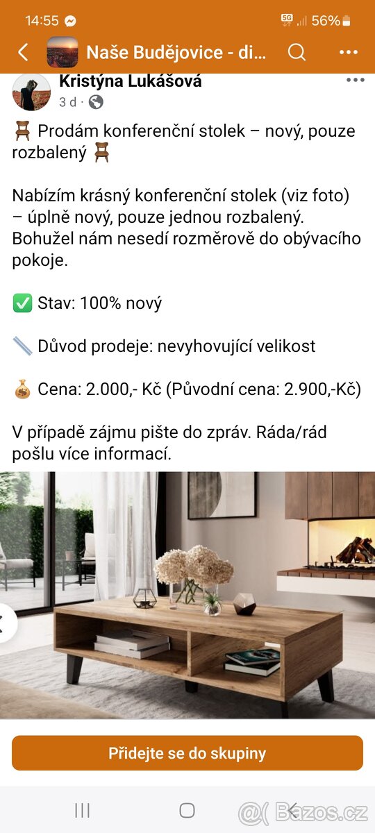 Konferenční stolek