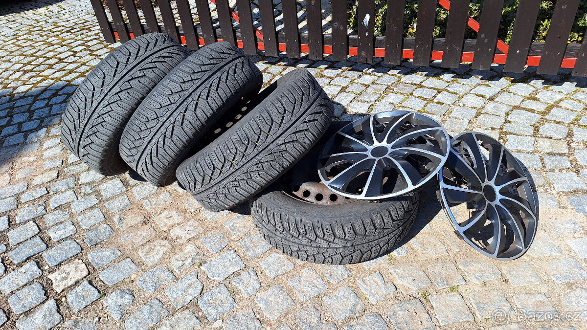 4x disk + zimní pneu + poklice (např. Ford C-Max)