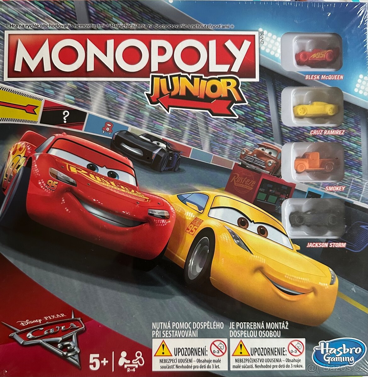 MONOPOLY junior - Cars originál Hasbro - NOVÉ
