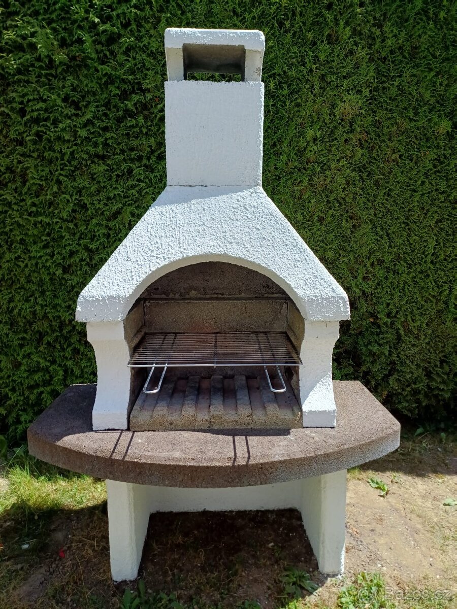 Betonový zahradní gril Santorin Norman