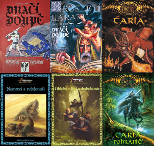 Koupím knihy Dračí doupě, Taria, Asterion, a další RPG