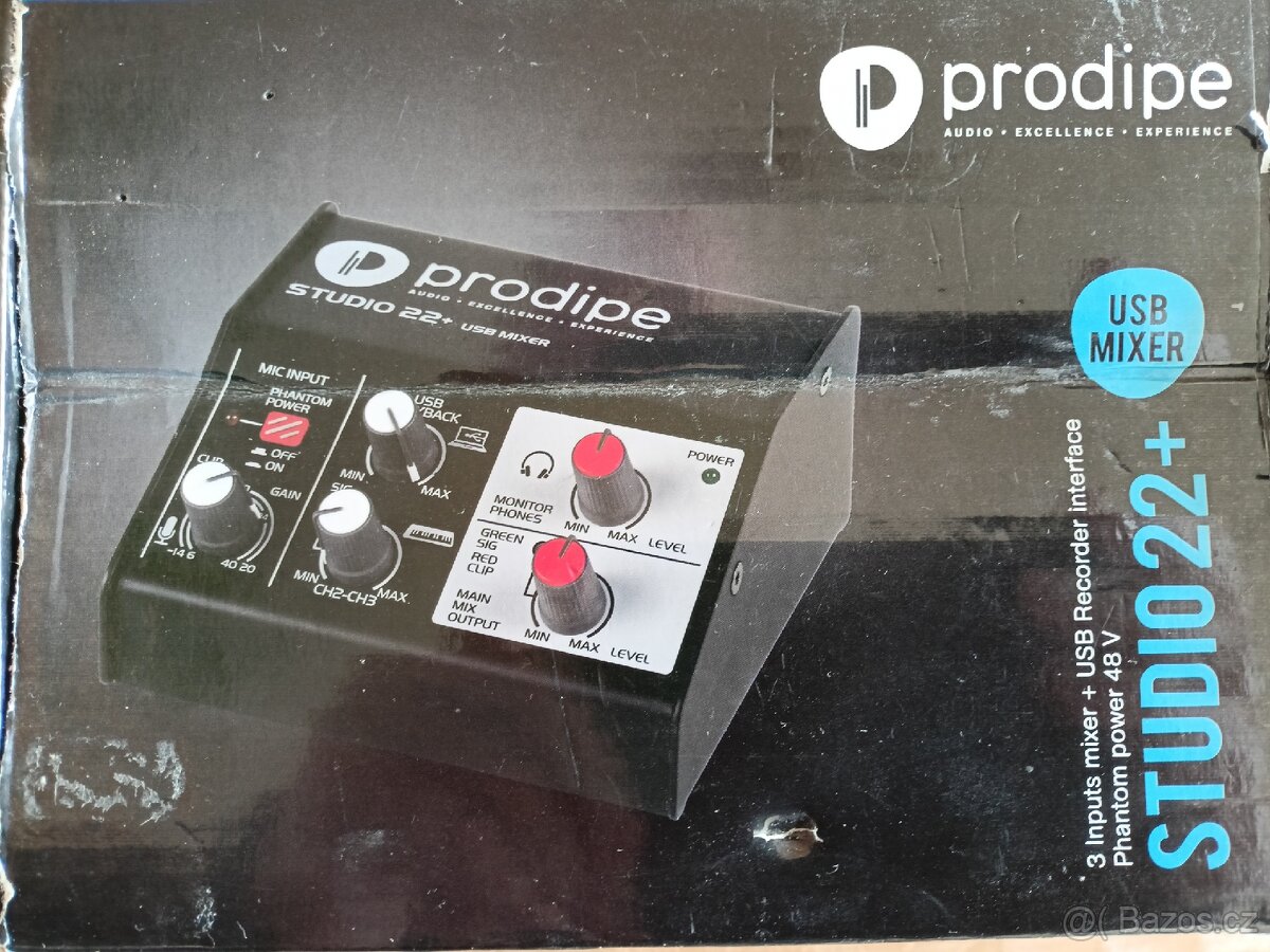 Prodipe Studio 22+ externí zvuková karta