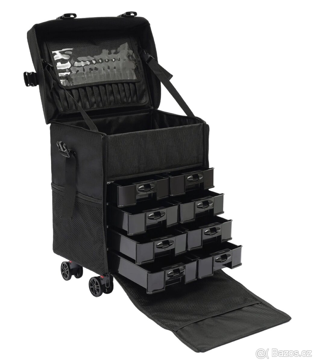 Kosmetický kufřík na kolečkách
