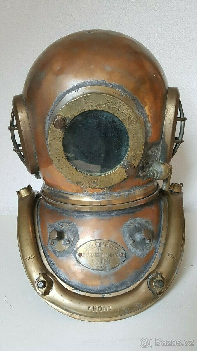 Potápěčská helma Siebe Gorman se 6 šrouby, pracovní helma, o