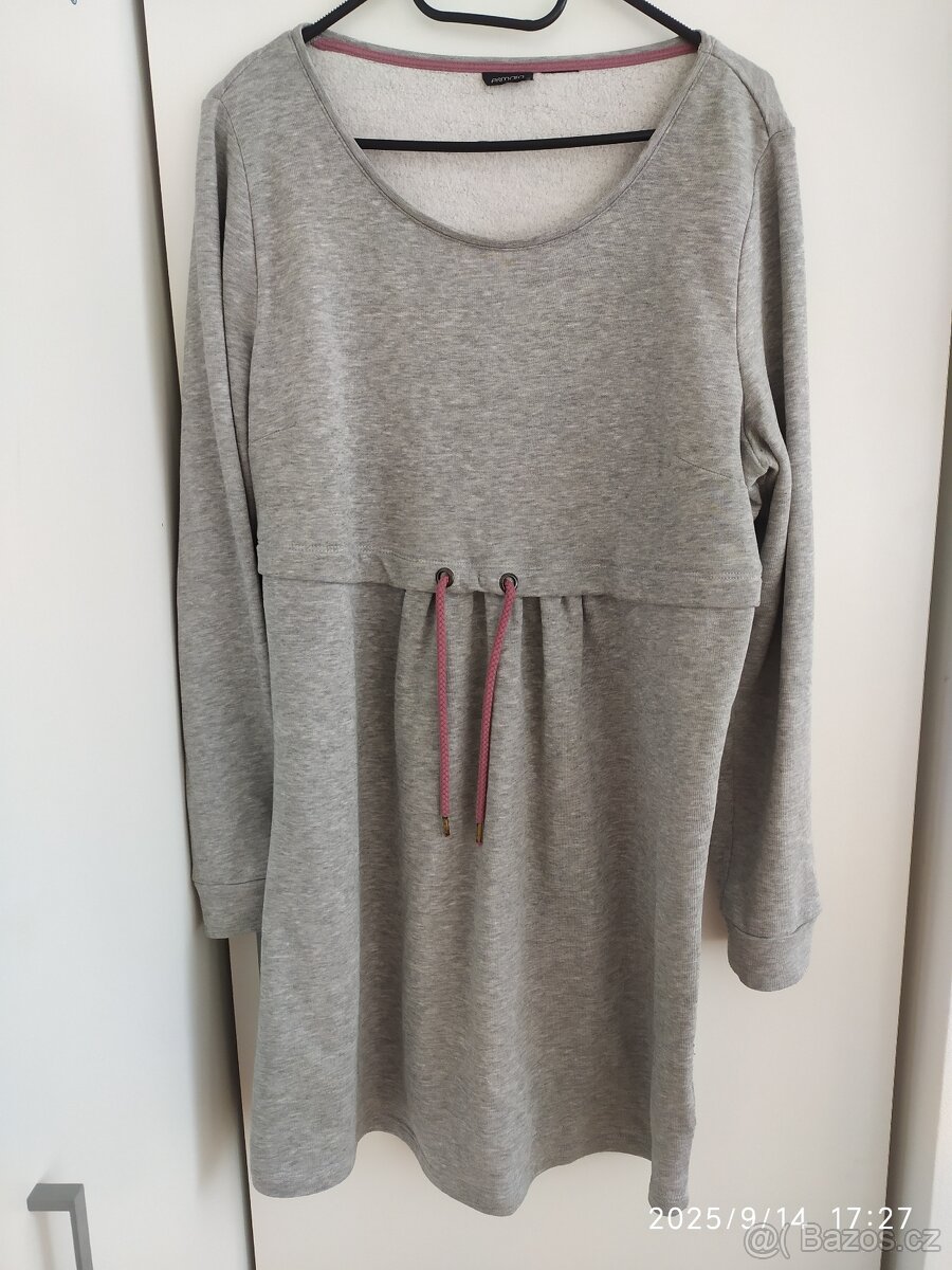 Těhotenské šaty Esmara teplejší vel.xl