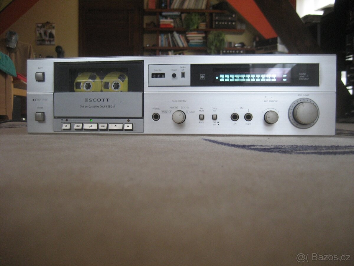 Prodám tape deck SCOTT 638DM