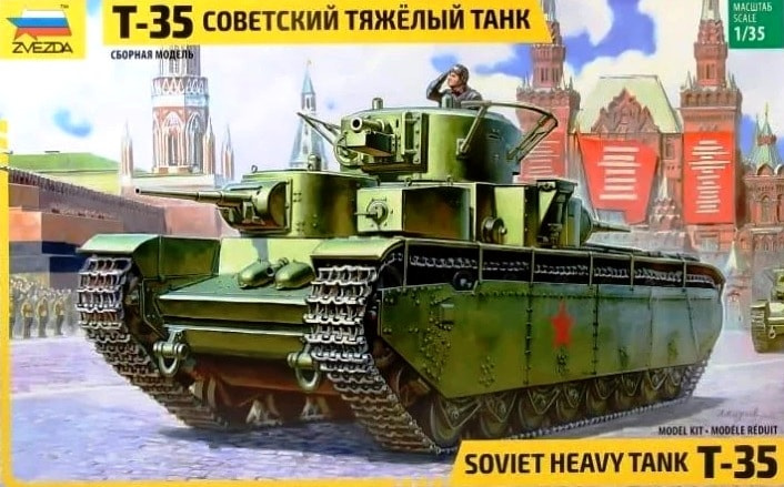 Sovětský těžký tank T-35 | Zvezda | 3667 | 1:35