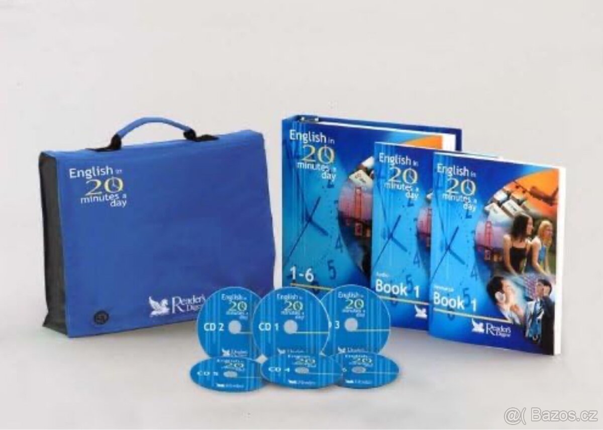 Reader’s Digest English in 20min a day, komplet, nové