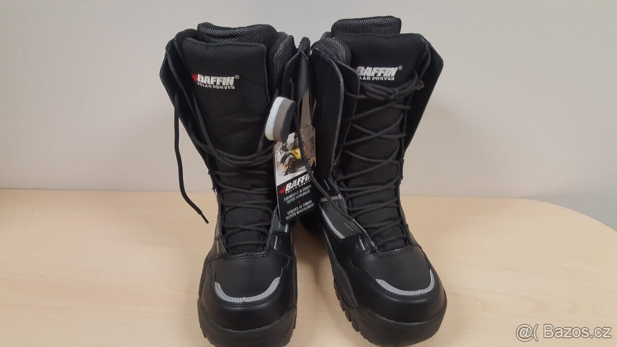 Nové boty Baffin Powder Boots 9 Black/Silver, vel. EUR 40,5