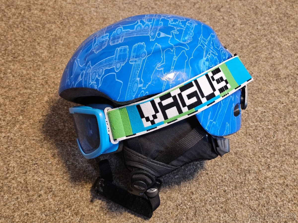 Dětská lyžařská helma Smith Antic Jr. + brýle Vagus