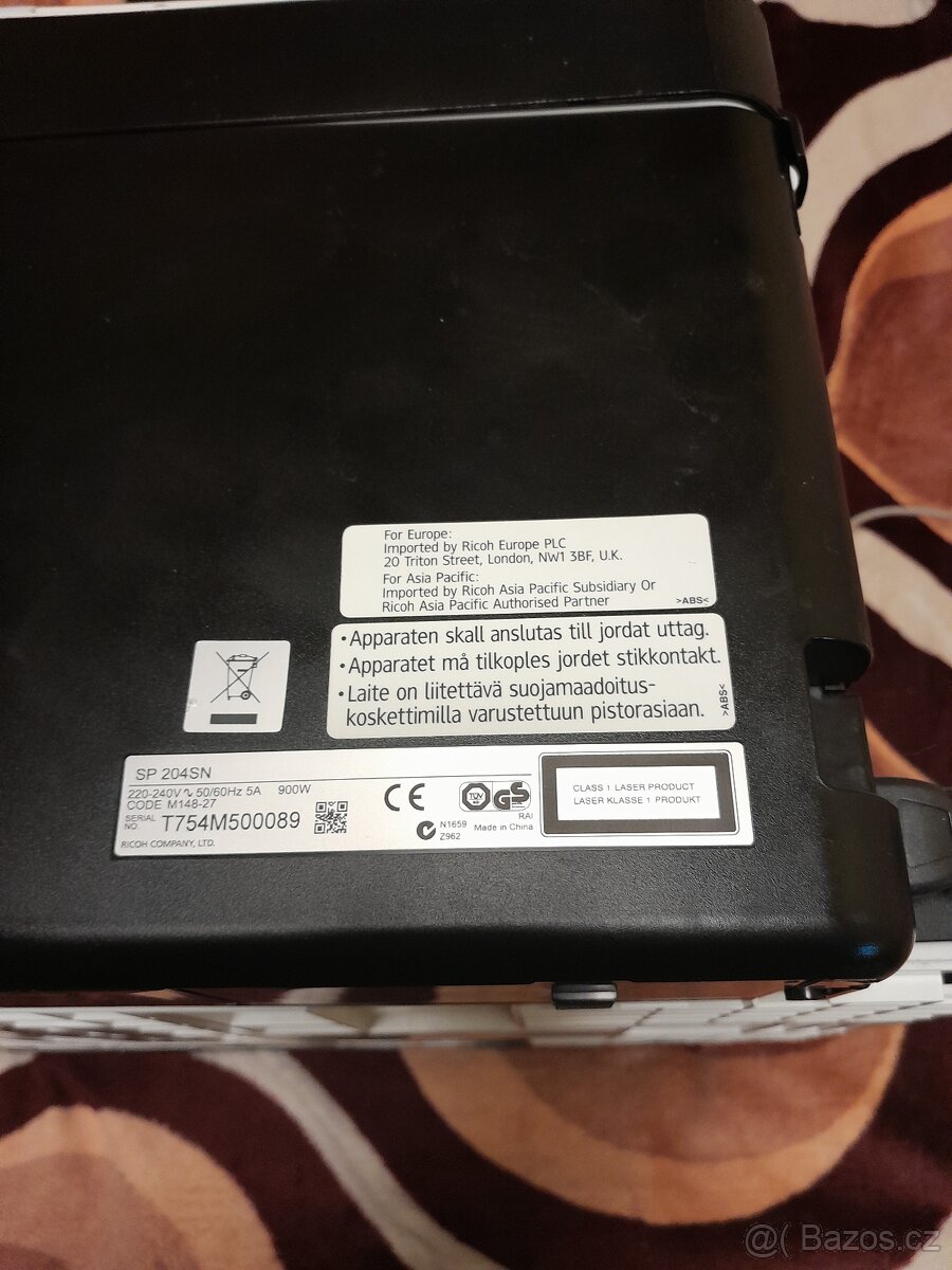 Ricoh PS 204SN laserová tiskárna a scanner