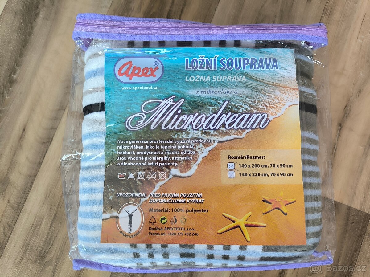 Povlečení z mikrovlákna 140x200