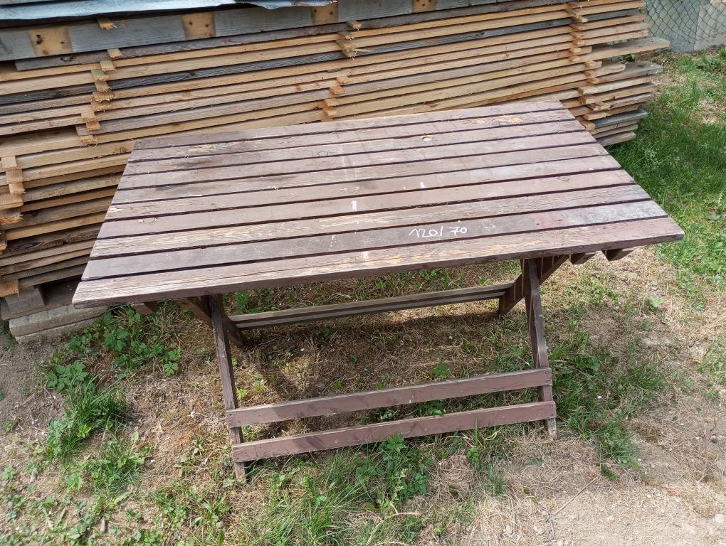 skládací zahradní  stůl
