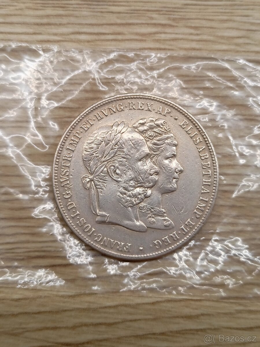 2 zlatník 1879 bz stříbrná svatba
