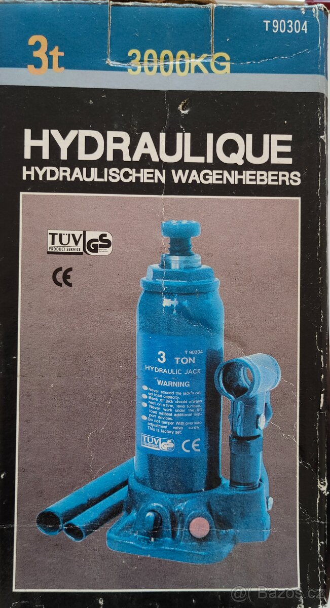 Hydraulický zvedák panenka - box – 3t.