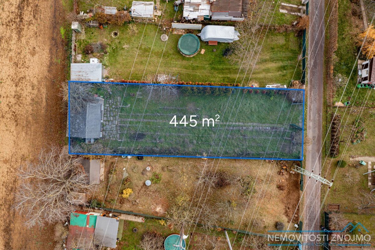 Prodej zahrady s možností stavby do 50m2, k.ú. Suchohrdly u 