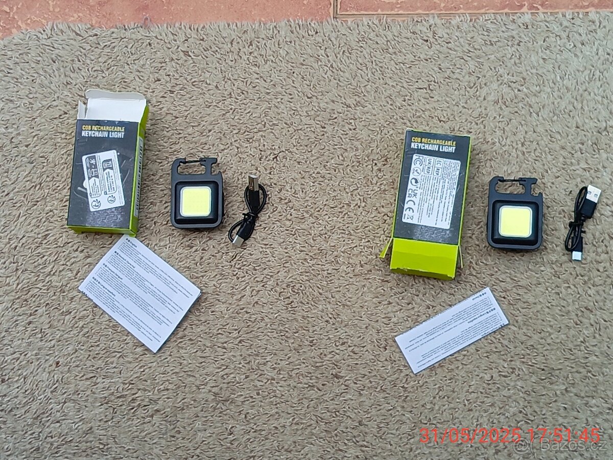 Led reflektor mini, dobíjecí.