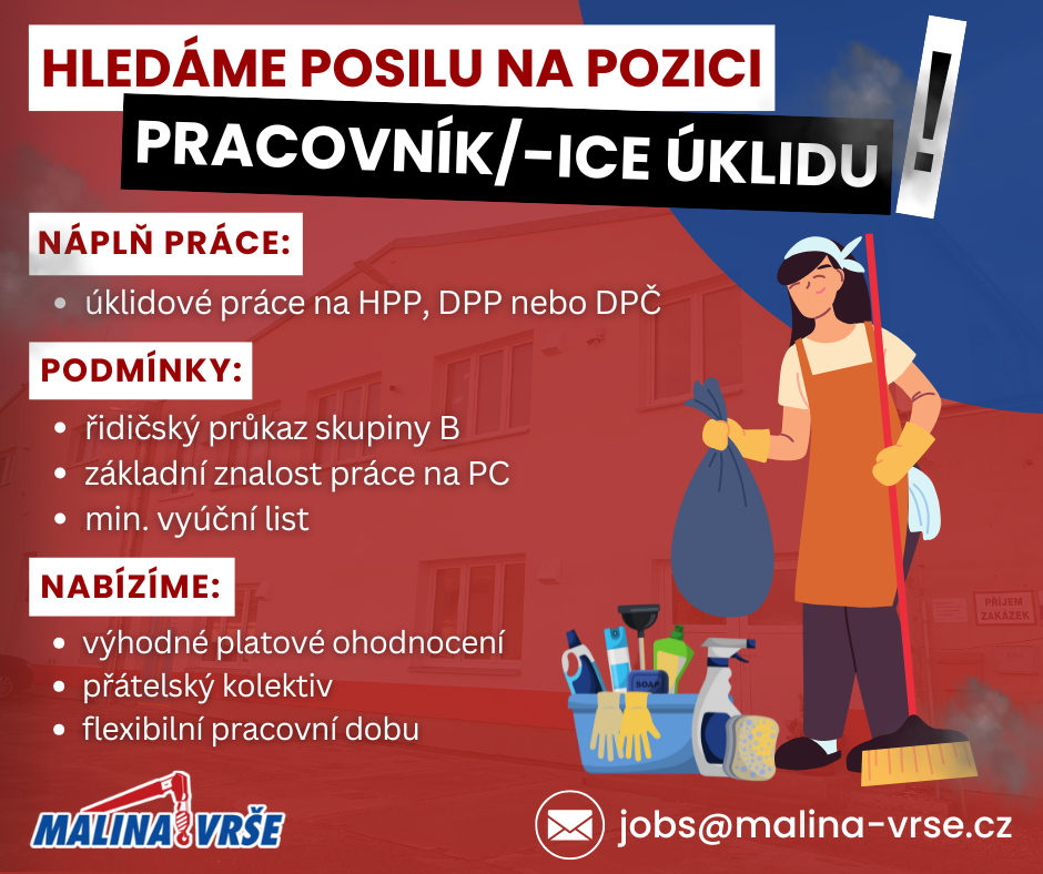 PRACOVNÍK/ -ICE ÚKLIDU