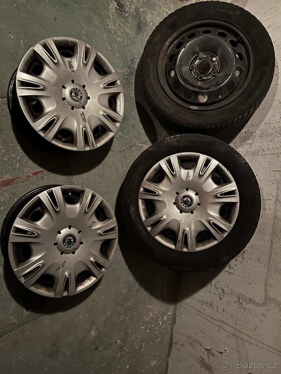 Plechová Kola R16 na Octavia 2, 6J x 16H2, ET50