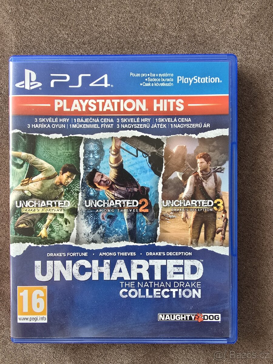 Uncharted collection (1, 2, 3) PS4