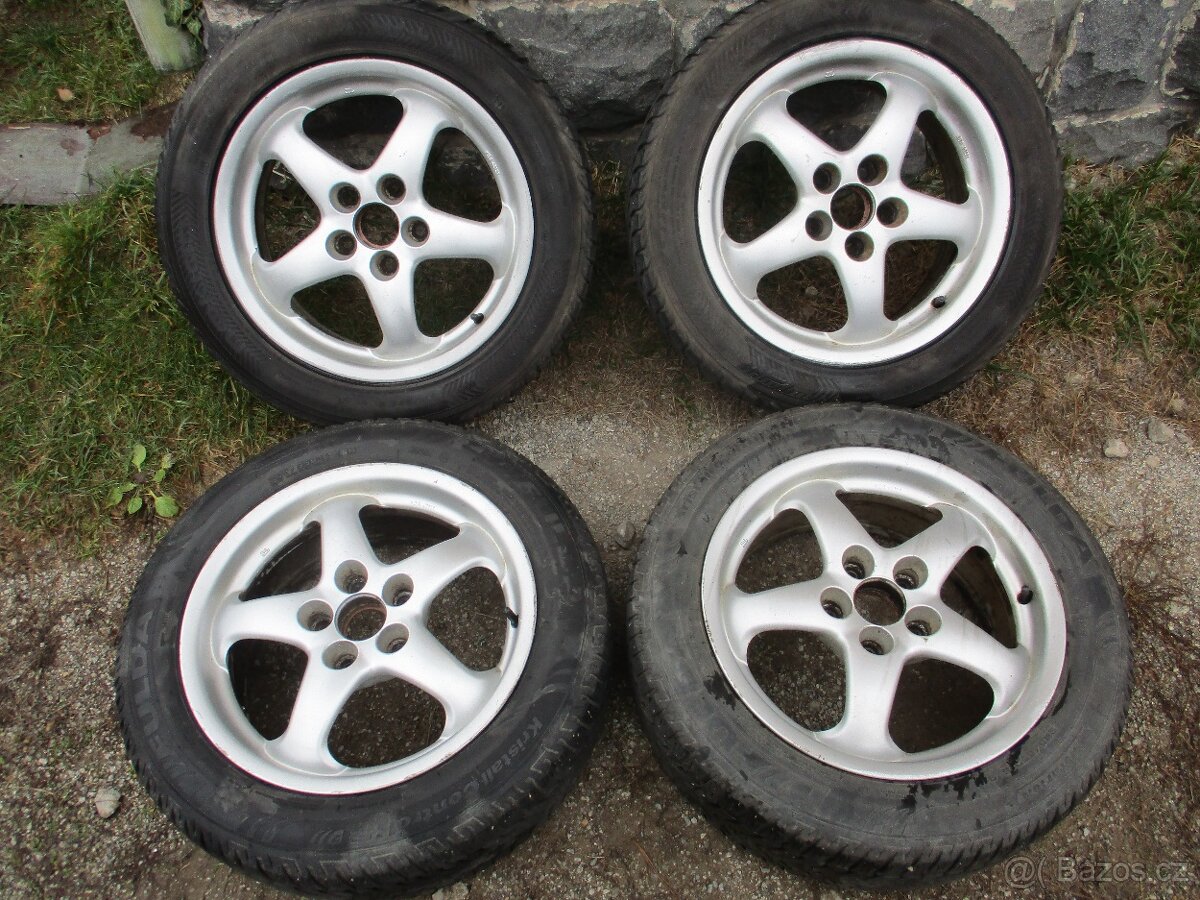 Alu kola 5x100 R16 ET 38 Pneu zimní 205/55 R16