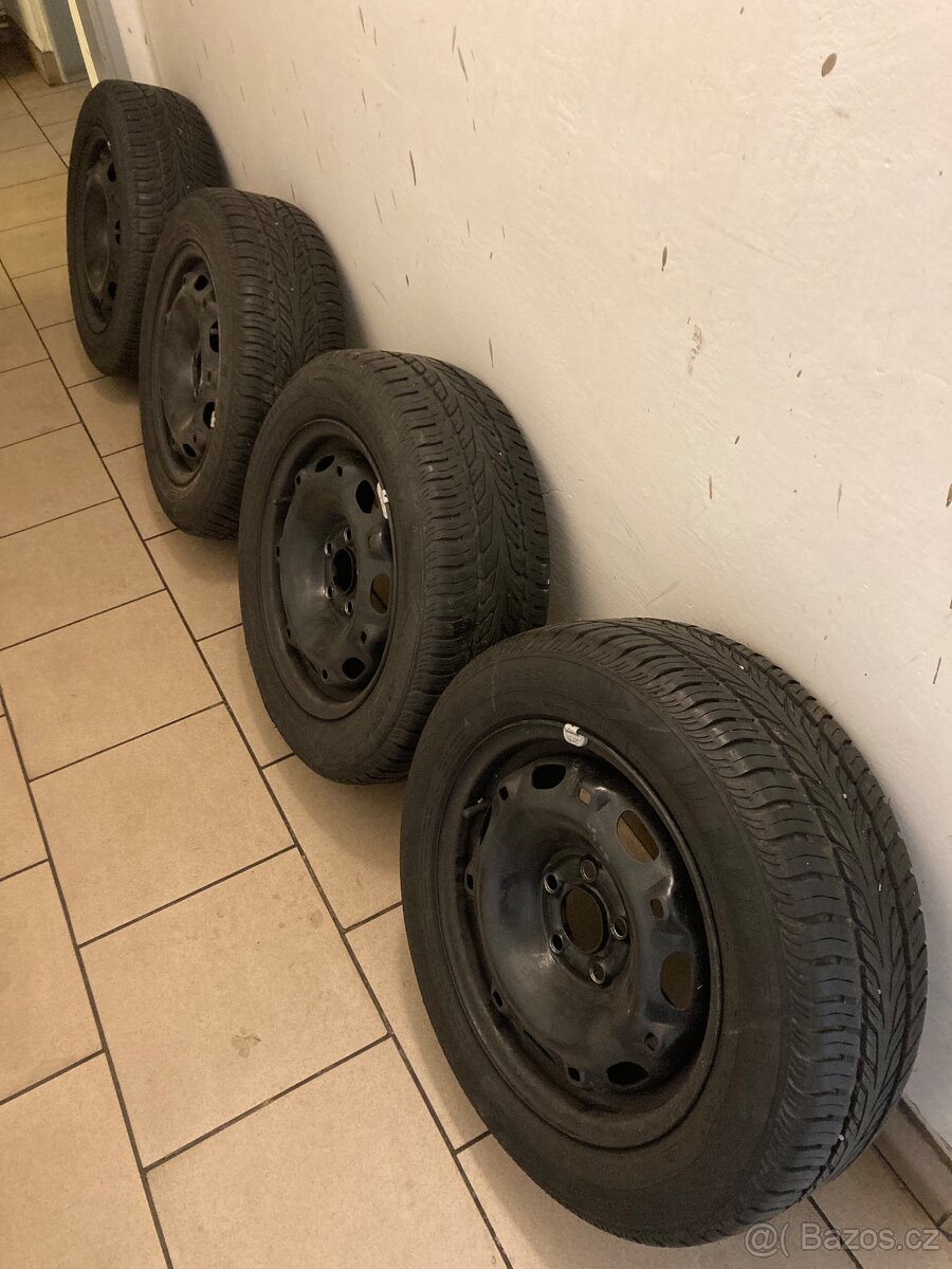 185/65 R14 82H - LETNÍ PLECHOVÁ KOLA ZNAČKY FULDA
