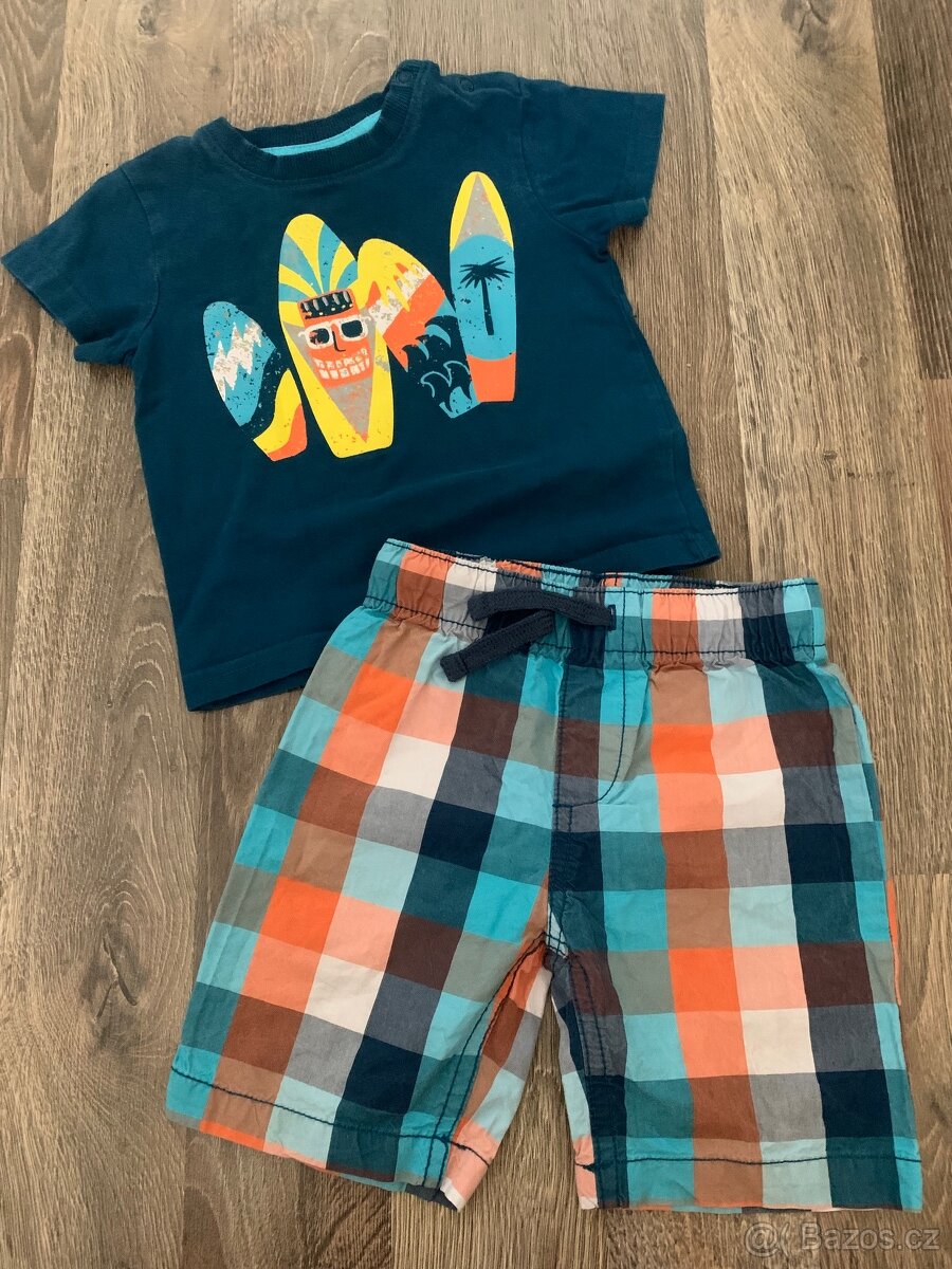 souprava tričko+kraťasy Topomini vel.86