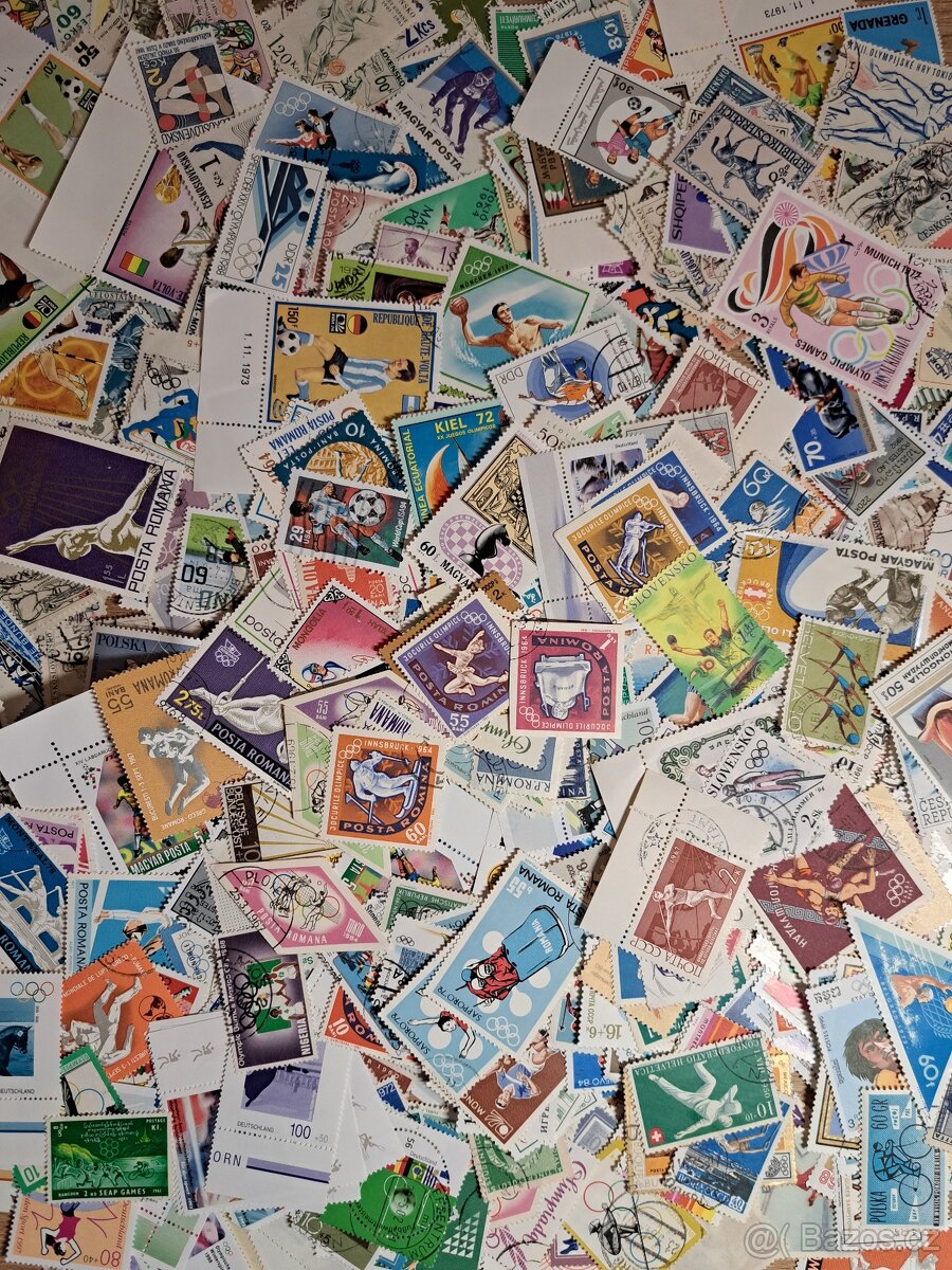 Známky sport 500 ks