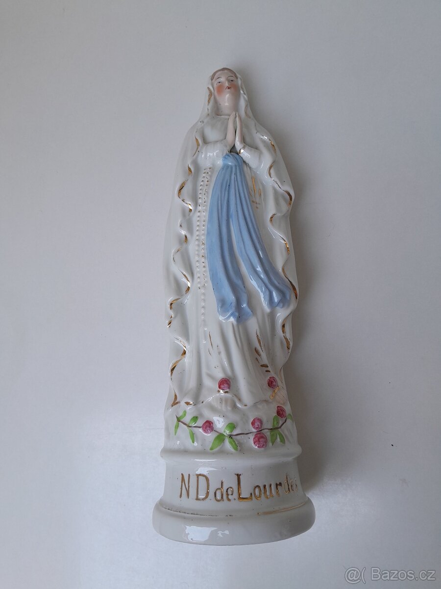 Keramická soška N.D. de Lourdes