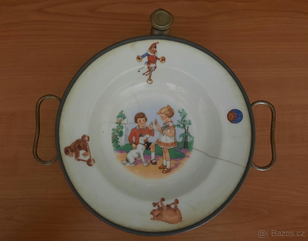 DĚTSKÝ PORCELÁNOVÝ TERMOTALÍŘ